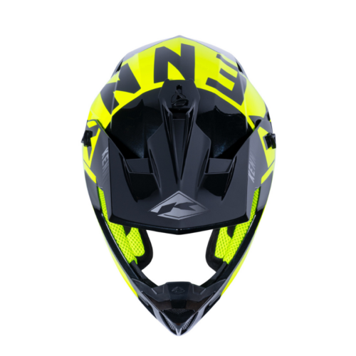 Kaciga Performance Black Neon Yellow Red