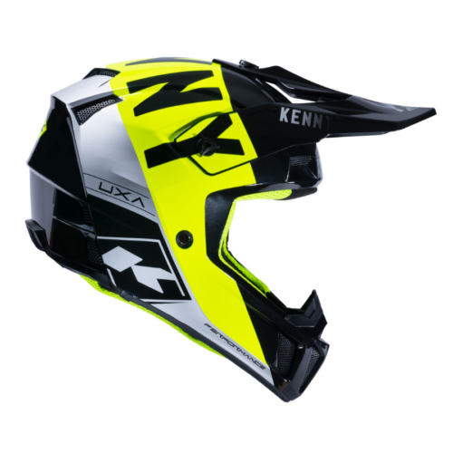 Kaciga Performance Black Neon Yellow Red